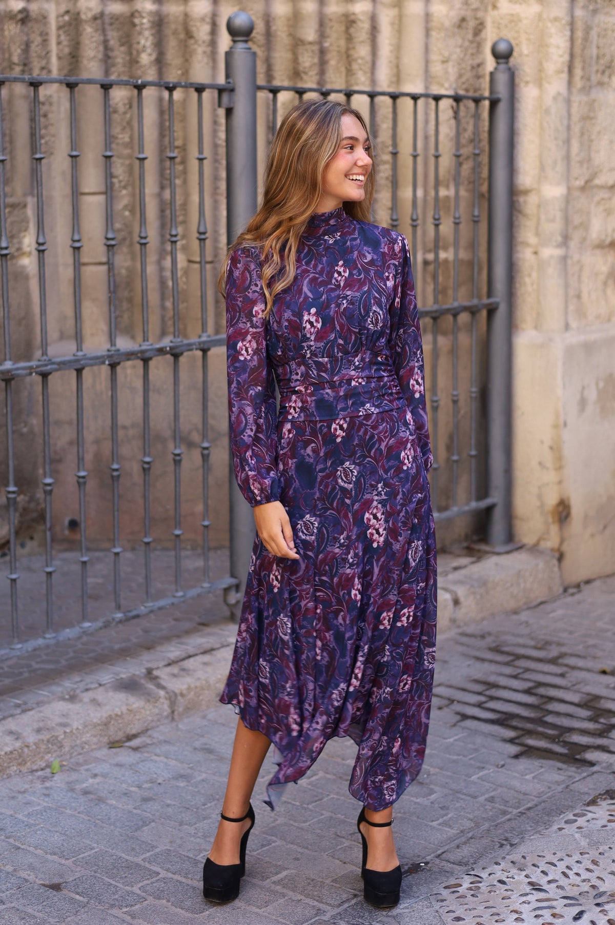 VESTIDO PAPIRO MORADO