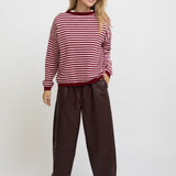 PANTALON POLIPIEL BURDEOS