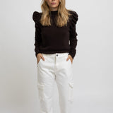 PANTALON CARGO BLANCO