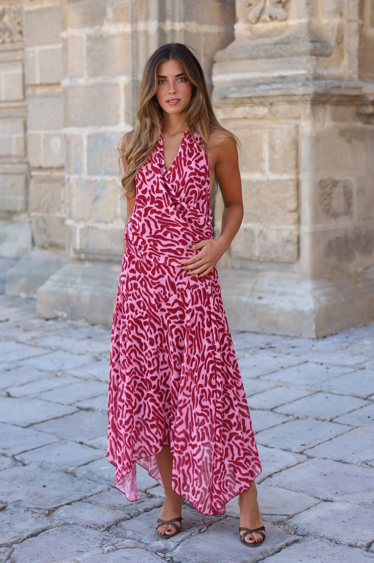 FALDA MARTINA ROSA