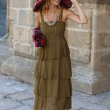 VESTIDO CARTAGENA OLIVA