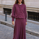 FALDA DIPLOMATICA BURDEOS