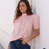 BLUSA LINO RAYAS