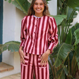 CHAQUETA MARIA BURDEOS
