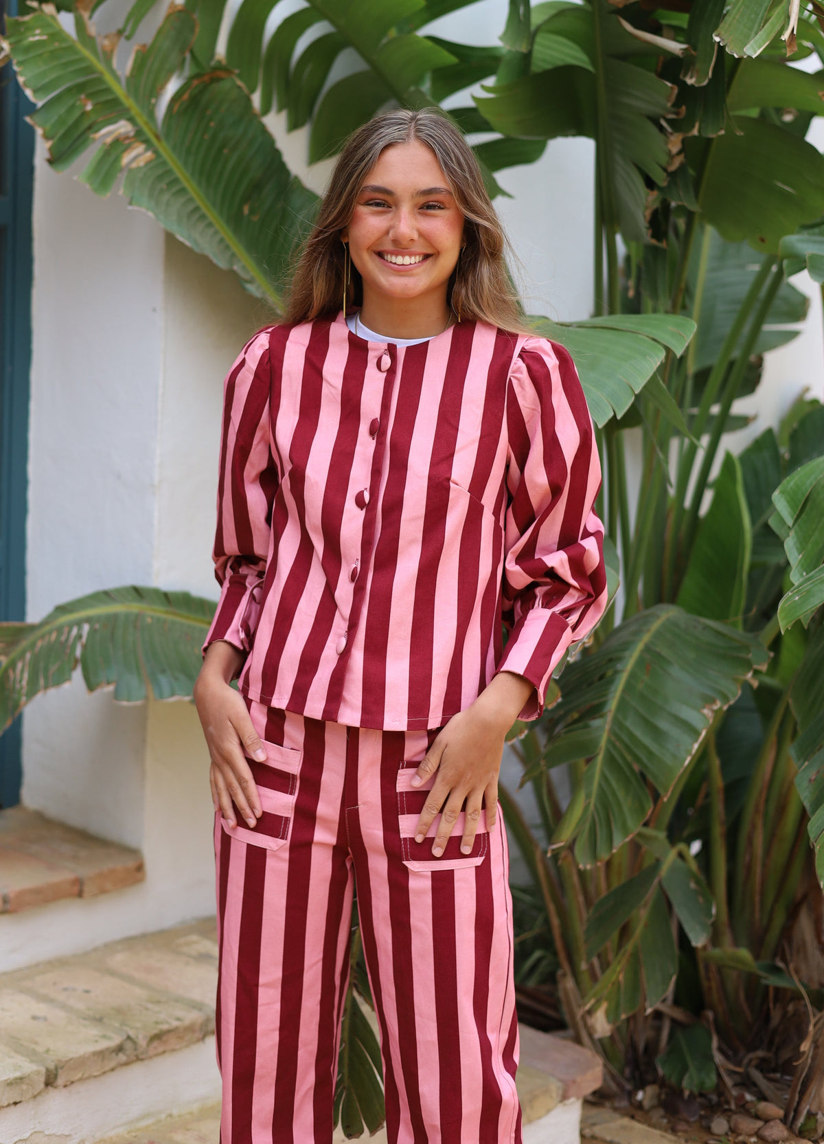 CHAQUETA MARIA BURDEOS
