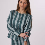 CHAQUETA ELVIRA TURQUESA