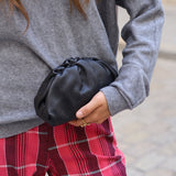 BOLSO CONCHA PIEL NEGRO