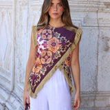 BLUSA FLECOS FLORES