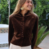 CHAQUETA TERCIOPELO VIENA MARRÓN