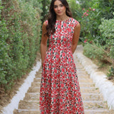 VESTIDO LIDIA COSTURAS ROSA