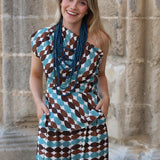 TOP SONIA ESTAMPADO AZUL