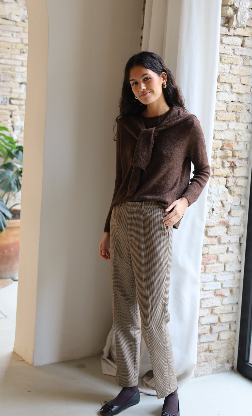 PANTALON TAVIRA MARRON