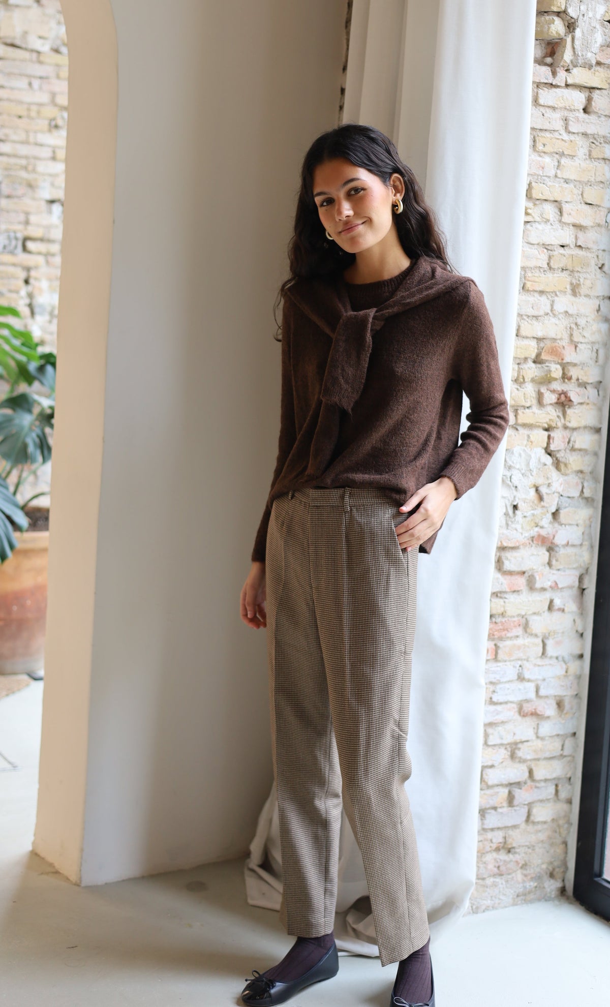 PANTALON TAVIRA MARRON