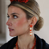 PENDIENTES CORIA CORAL