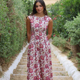 VESTIDO LIDIA COSTURAS BURDEOS