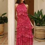 VESTIDO VEJER FUCSIA