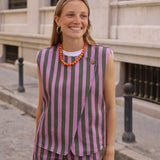 CHALECO LORENA LILA