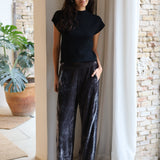 PANTALON ANCHO TERCIOPELO GRIS