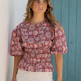 BLUSA CADIZ FRUNCES ROSA