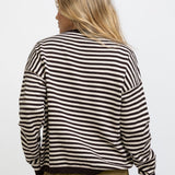 JERSEY RAYAS MARRON Y BEIGE