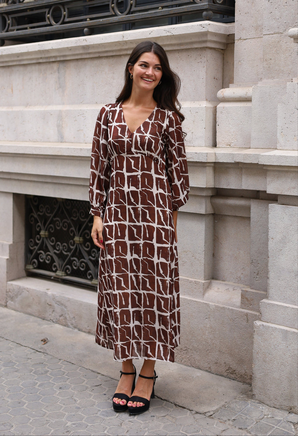 VESTIDO ICIAR MARRON
