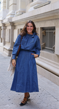 FALDA VAQUERA COSTURAS