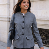 CHAQUETA AUSTRIACA ESPIGA GRIS