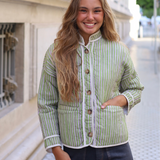 CHAQUETA ACOLCHADA VERDE