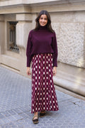 FALDA IRENE MORADA