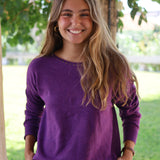 JERSEY PUNTO TACHAS MORADO