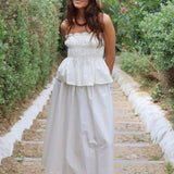 FALDA MIDI CRUDA