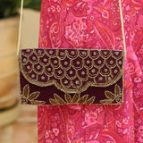 CARTERA PISA BERENJENA