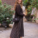 FALDA PALOMA MARRÓN