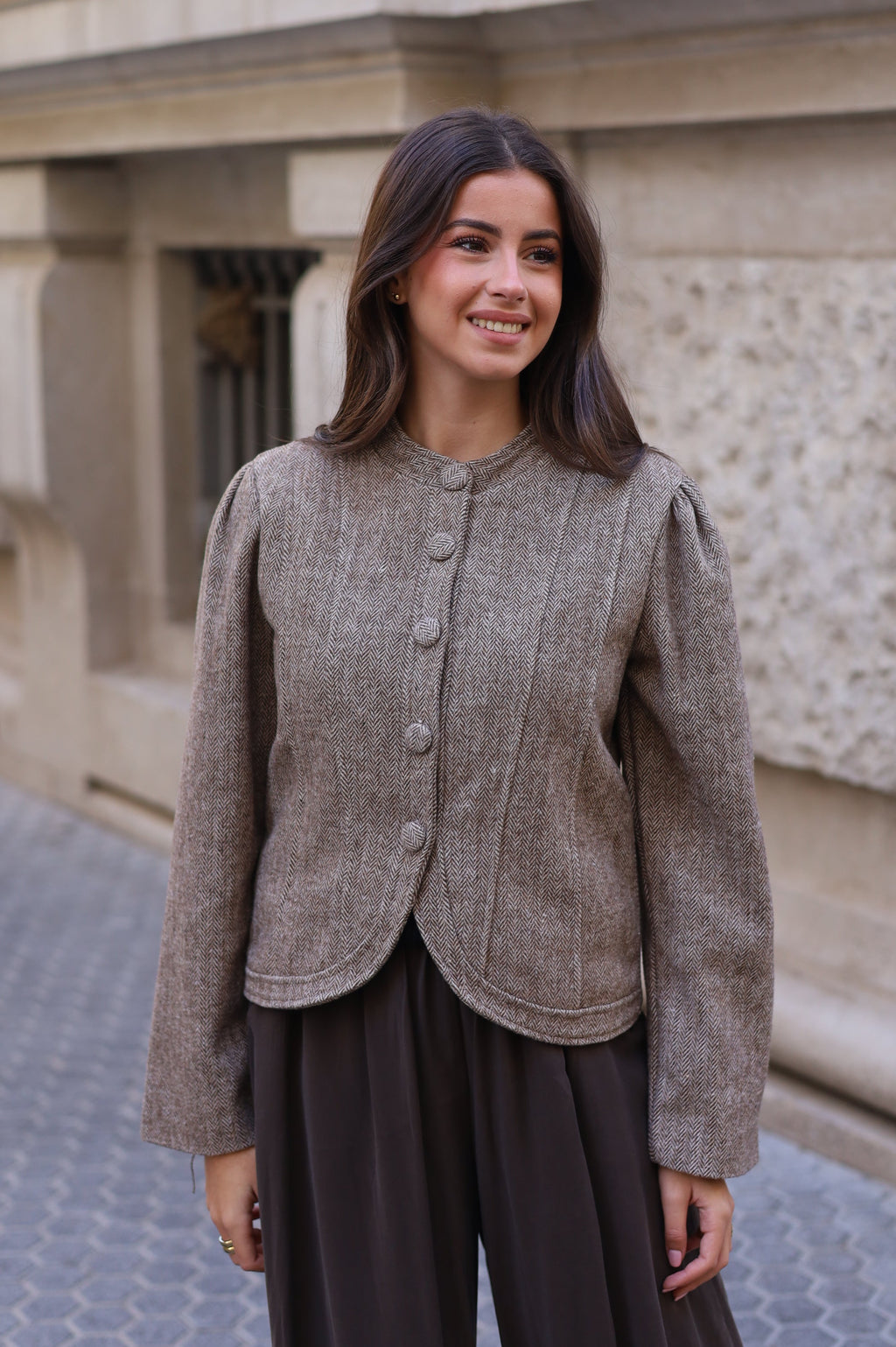 CHAQUETA CAROLINA CRUDA