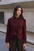 CHAQUETA MARTINA BURDEOS