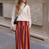 FALDA CAROLINA MORADA