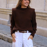 JERSEY HOMBRERAS MARRON