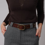 CINTURON ROMA MARRON
