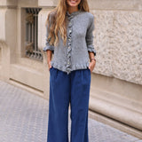 PANTALÓN MICROPANA AZUL