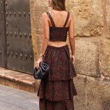 FALDA LEONORA BURDEOS