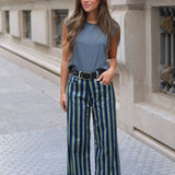 PANTALÓN RAYAS MARINO VERDE