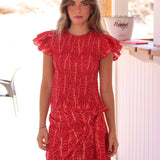 BLUSA MARBELLA NIDO ROJA