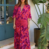 VESTIDO RONDA FUCSIA