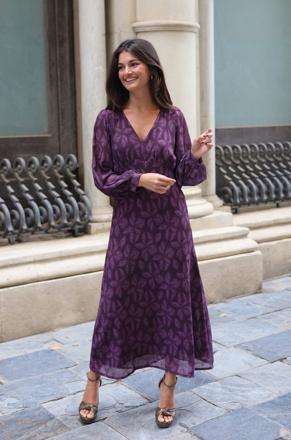 VESTIDO MAR MORADO
