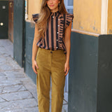 PANTALON ANTE OLIVA