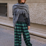 PANTALON CUADROS VERDE