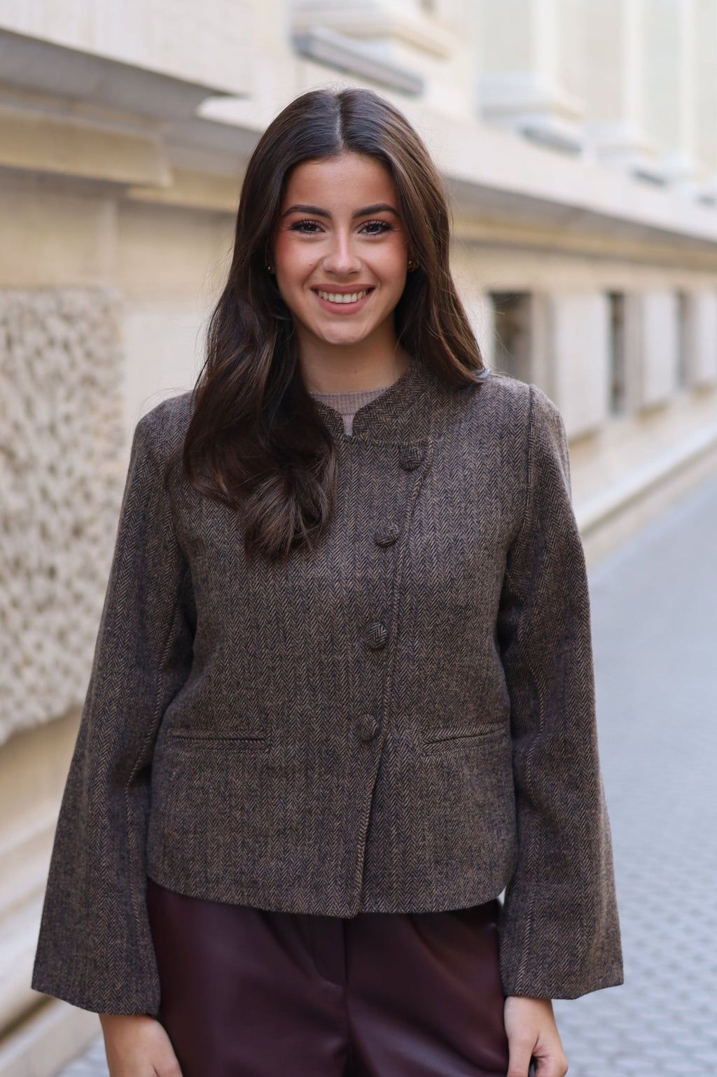 CHAQUETA ROBERTA MARRÓN