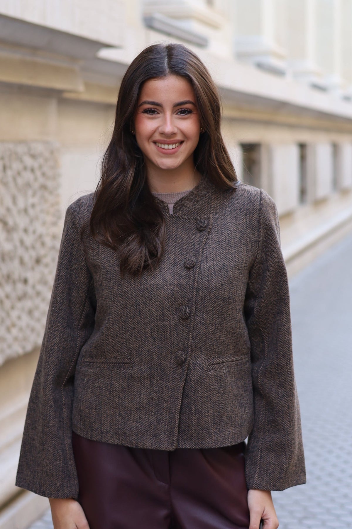 CHAQUETA ROBERTA MARRÓN
