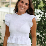 BLUSA NIDO FEZ BLANCA