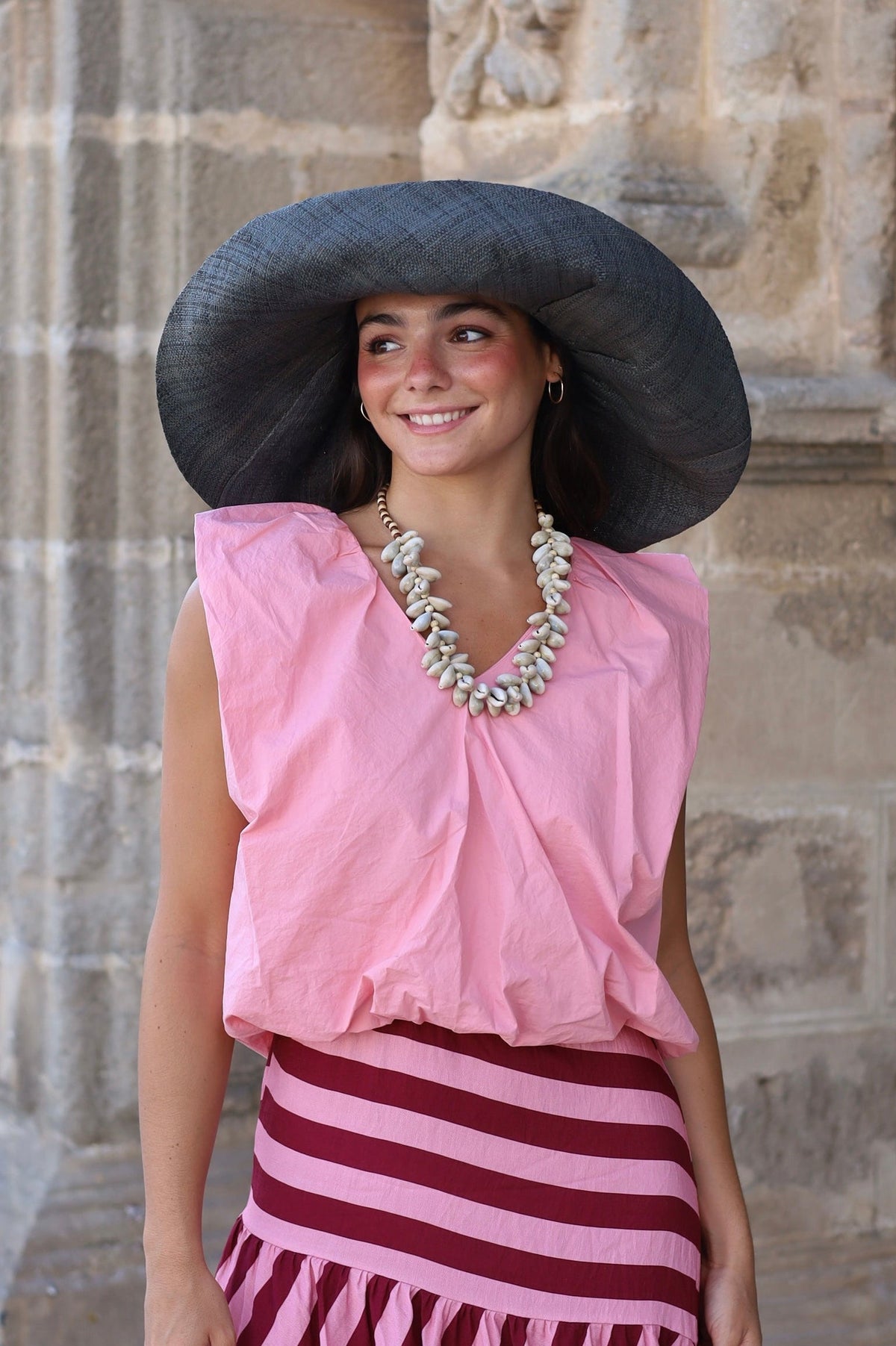 BLUSA GLOBO ROSA